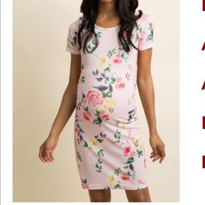 Floral maternity dress